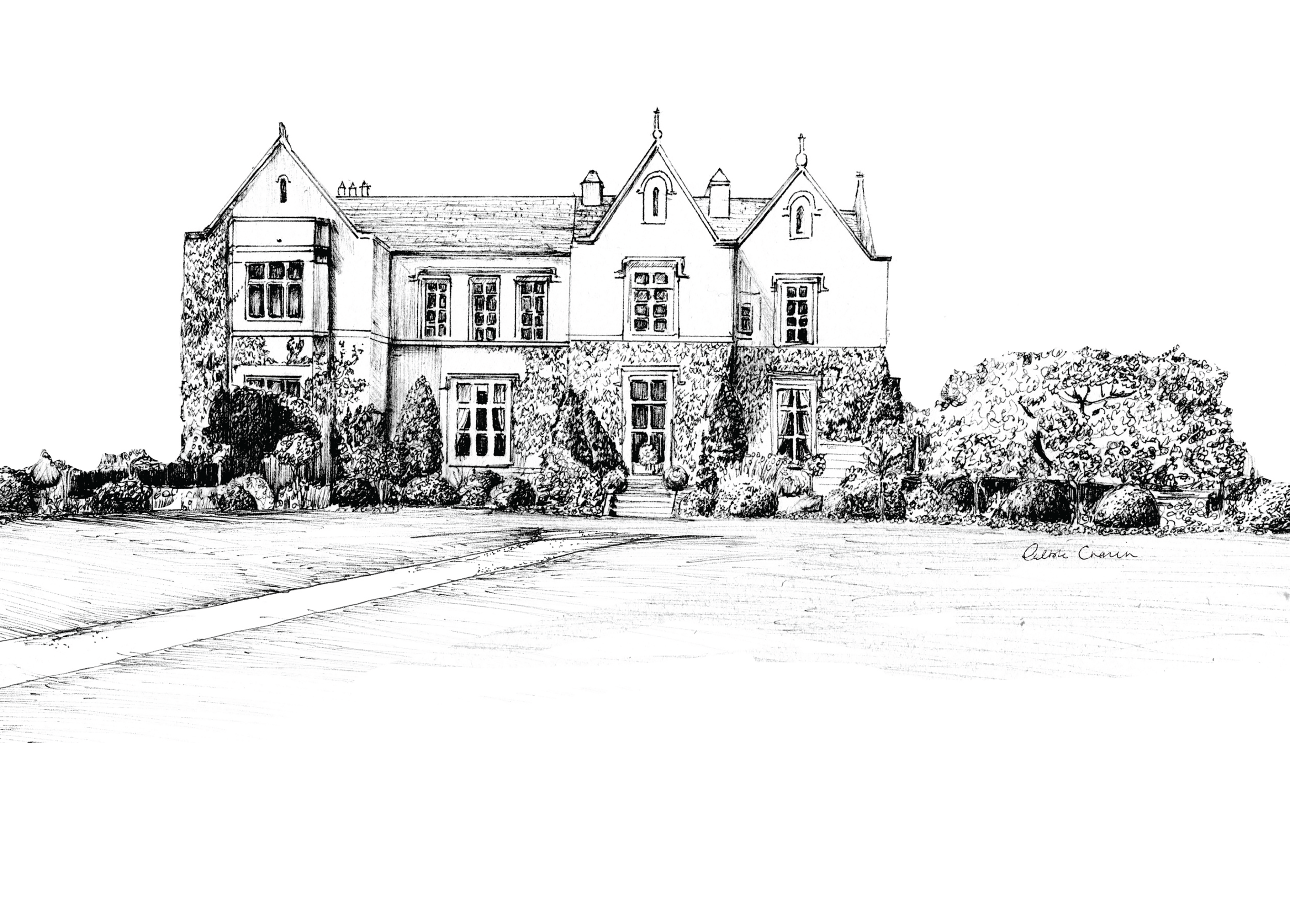 Ballymascanlon Ink Venue Print