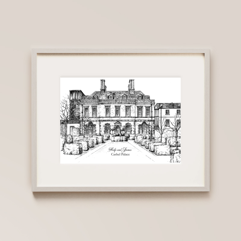 Cashel Palace Ink Venue Print