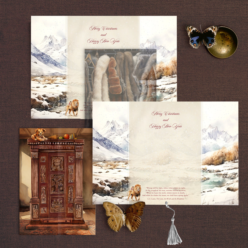Narnia Inspired Christmas Card