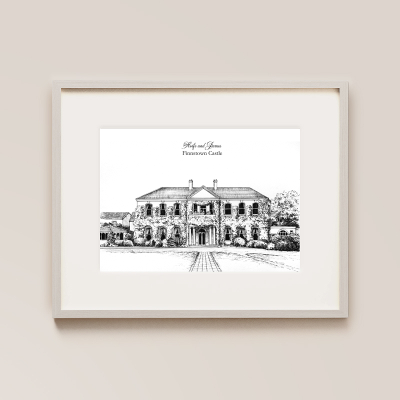 Finnstown House Ink Venue Print
