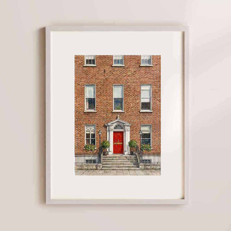 Loreto College, St. Stephen's Green, Dublin Painted Venue Print