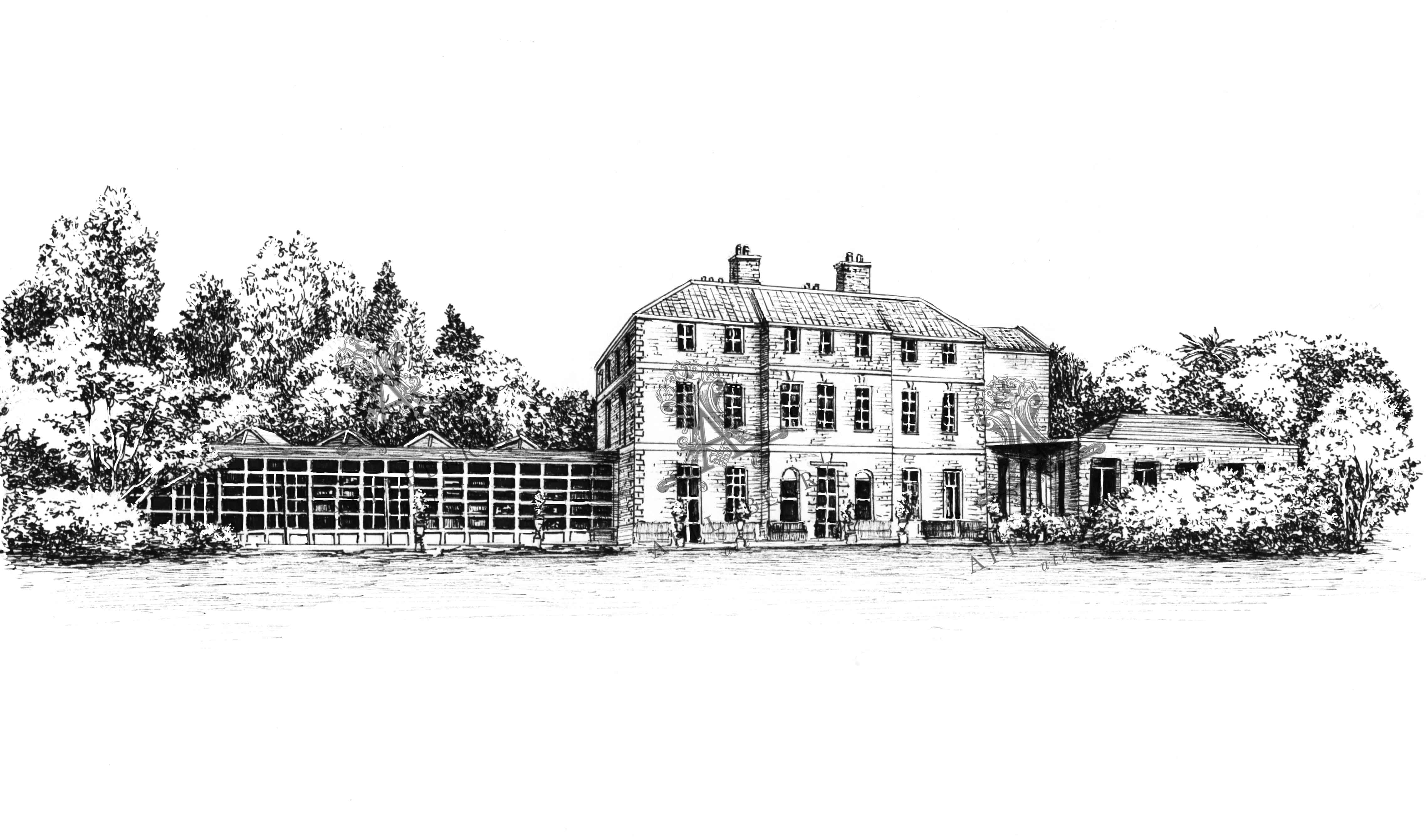 Maryborough Hotel Ink Venue Print