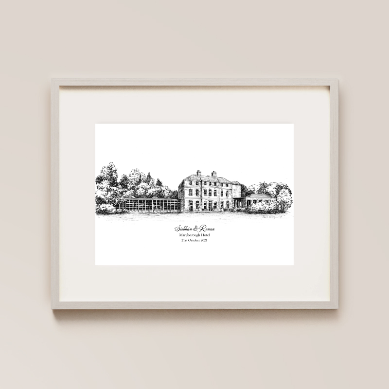 Maryborough Hotel Ink Venue Print