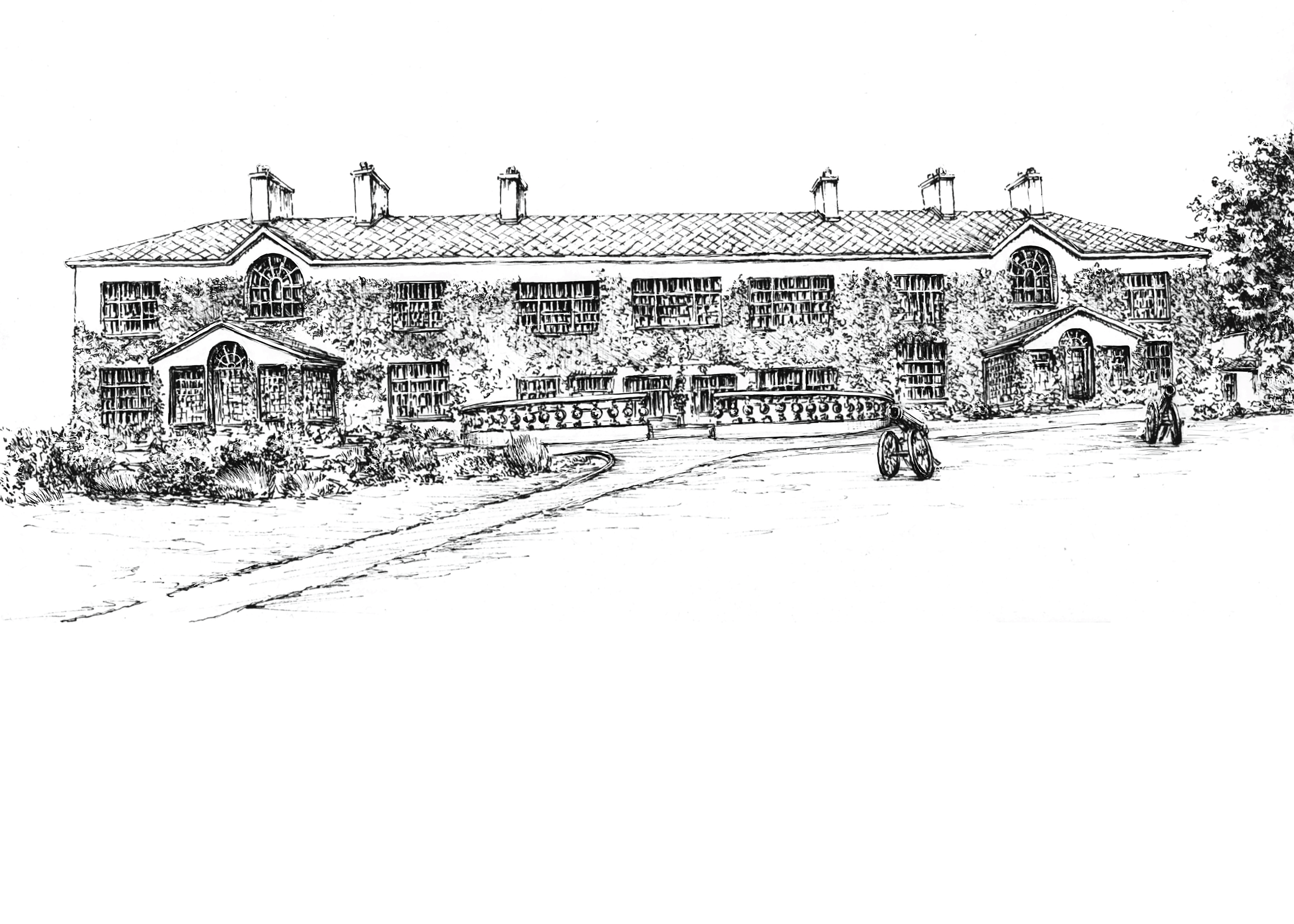 Crover House Ink Venue Print