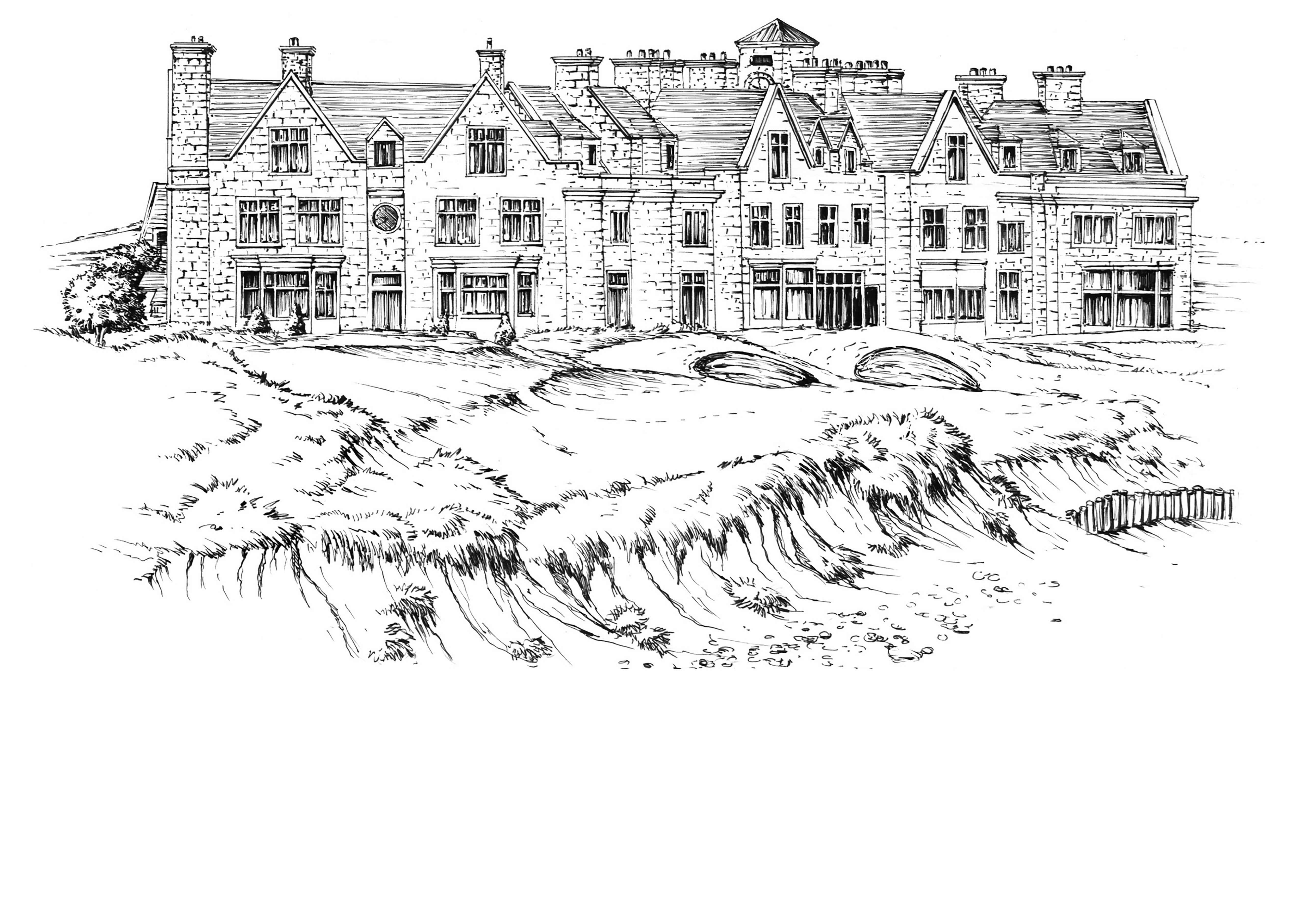 Trump International Doonbeg Ink Venue Print