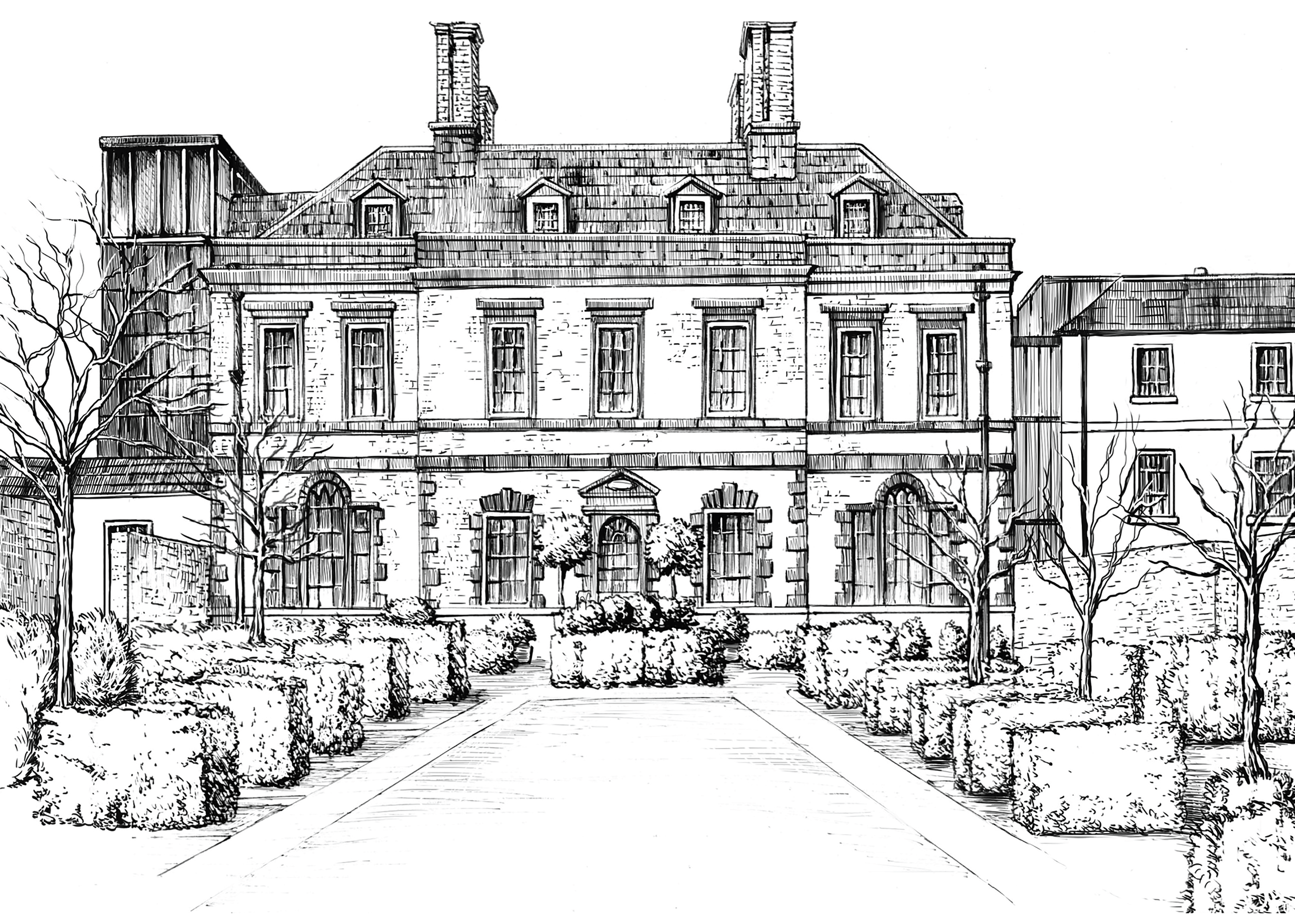 Cashel Palace Ink Venue Print