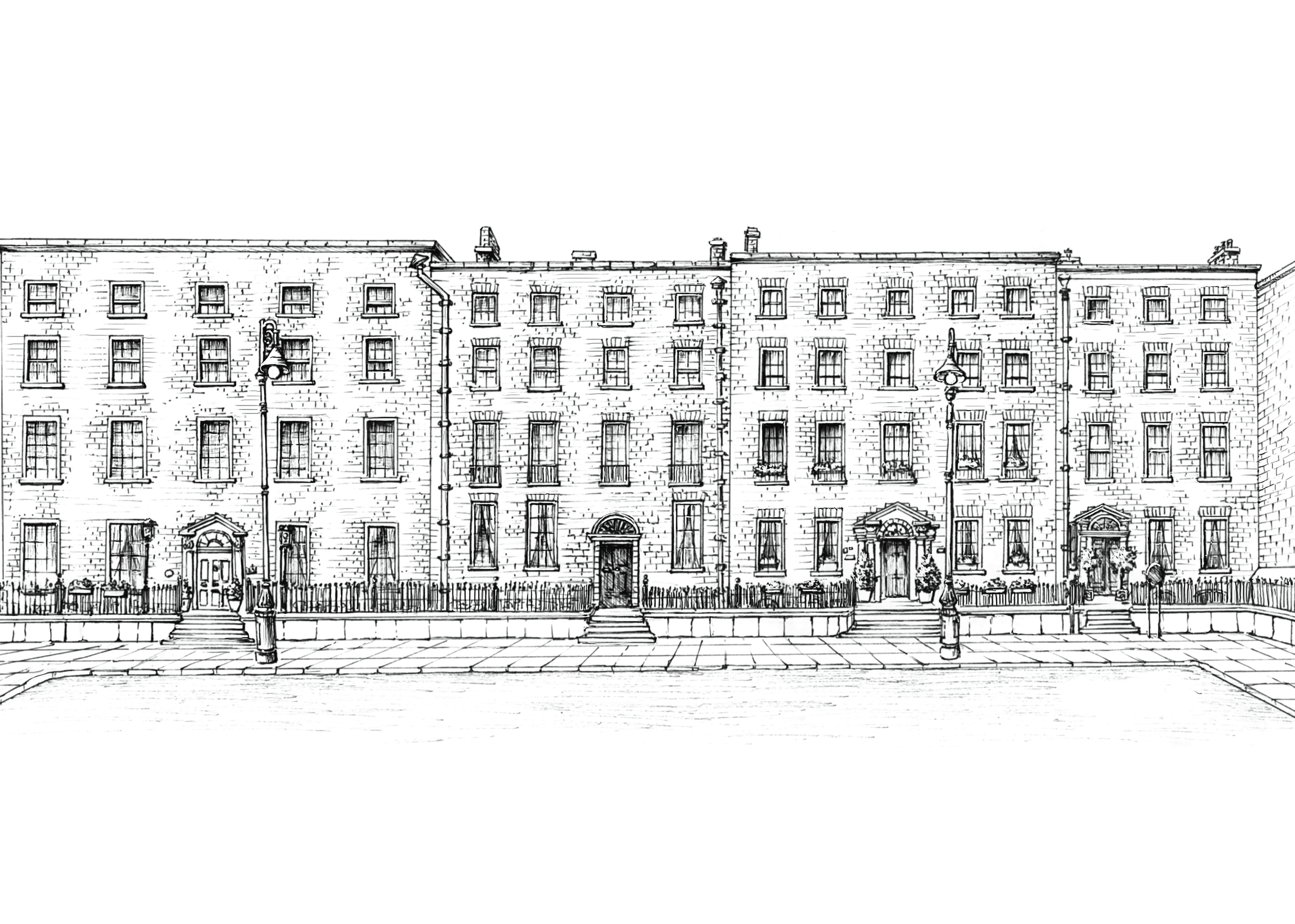 The Merrion Hotel Ink Venue Print