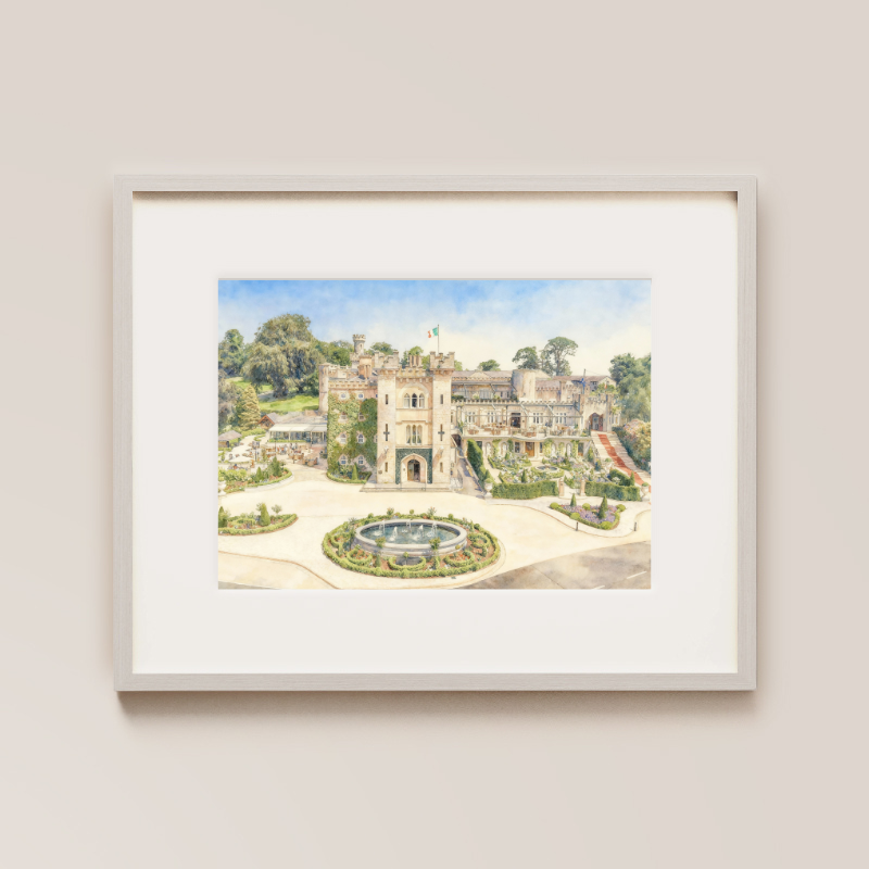 Cabra Castle Painted Venue Print