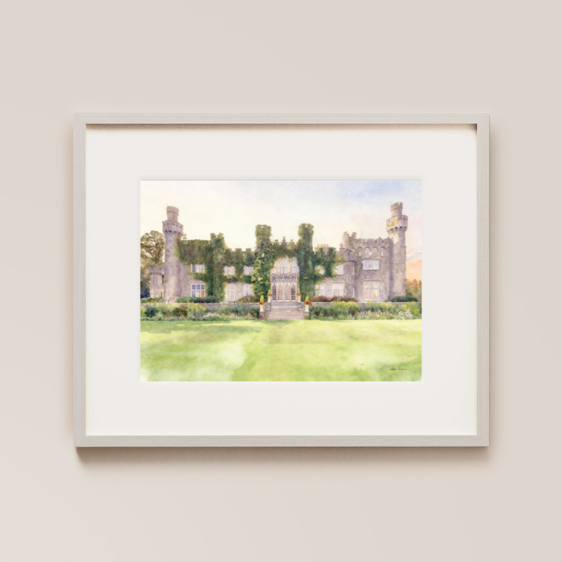 Luttrellstown Castle Summer Painted Venue Print