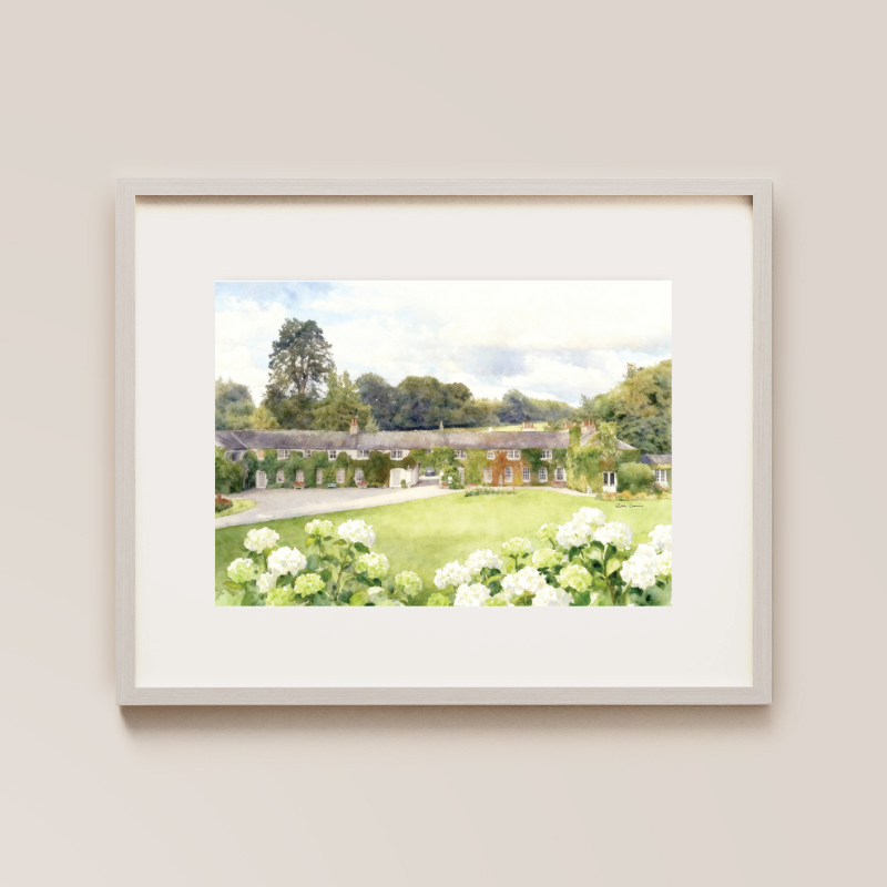Rathsallagh Country House Painted Venue Print