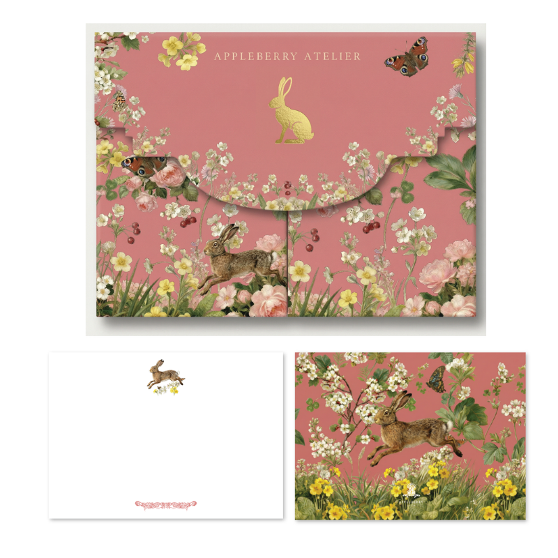 Spring Hare Boxed Notelets