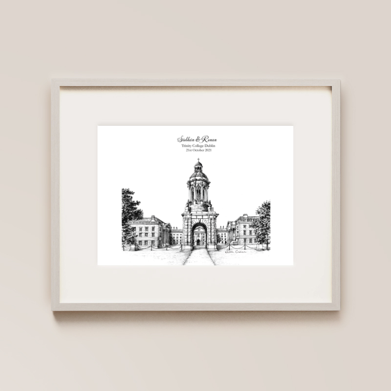 Trinity College Ink Venue Print
