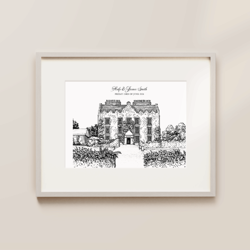 Galgorm Castle Ink Venue Print