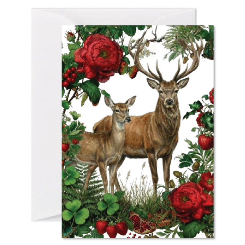 Vintage Forest Guardians, Anniversary Greeting Card