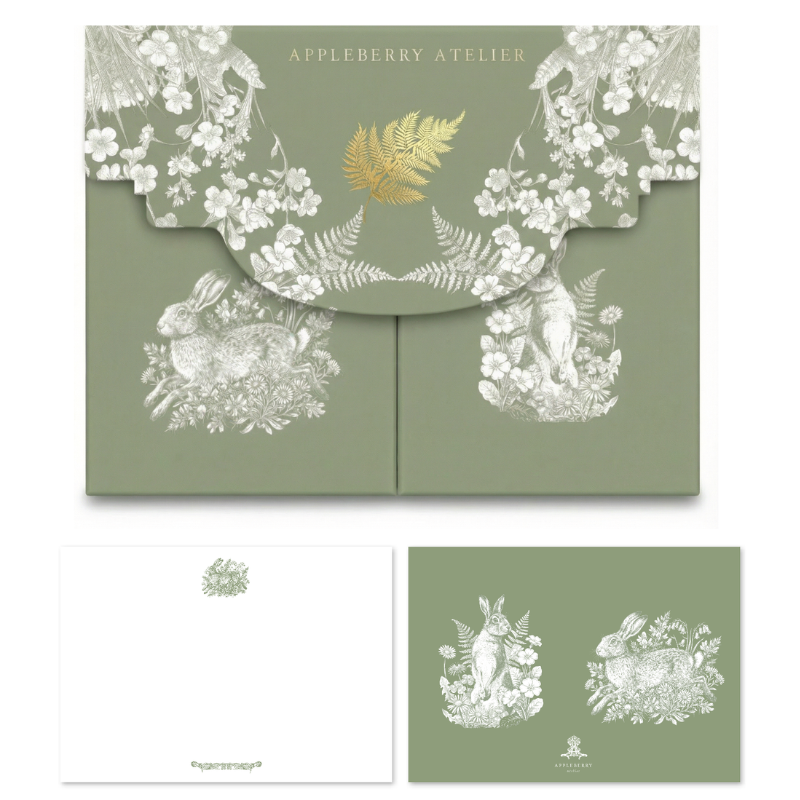 Wild Hare Boxed Notelets